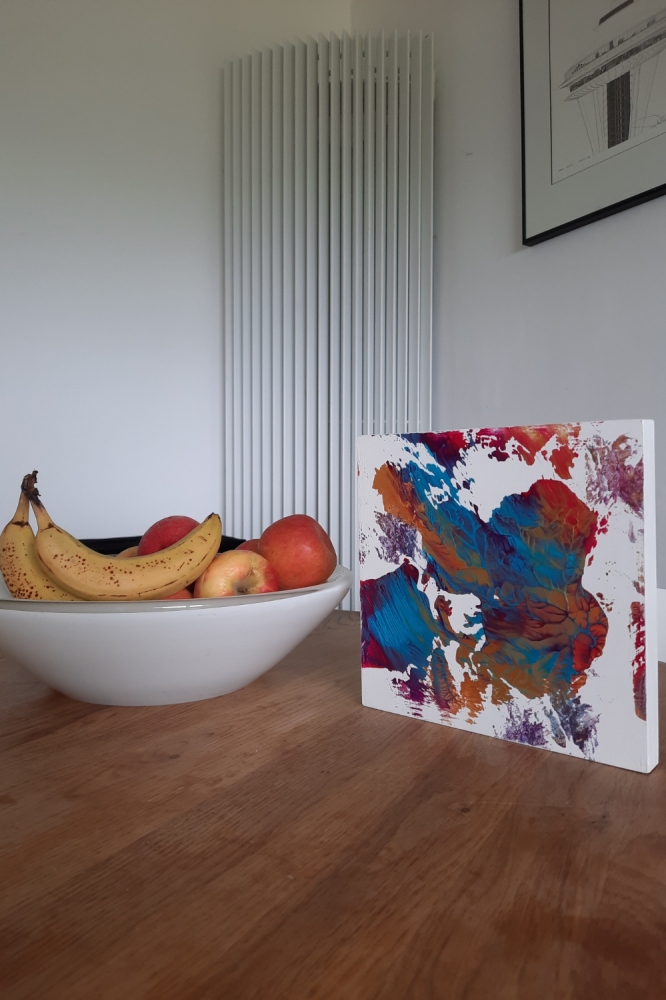 Original Textured Abstract Mixed Media | Cradled Wood Panel Art