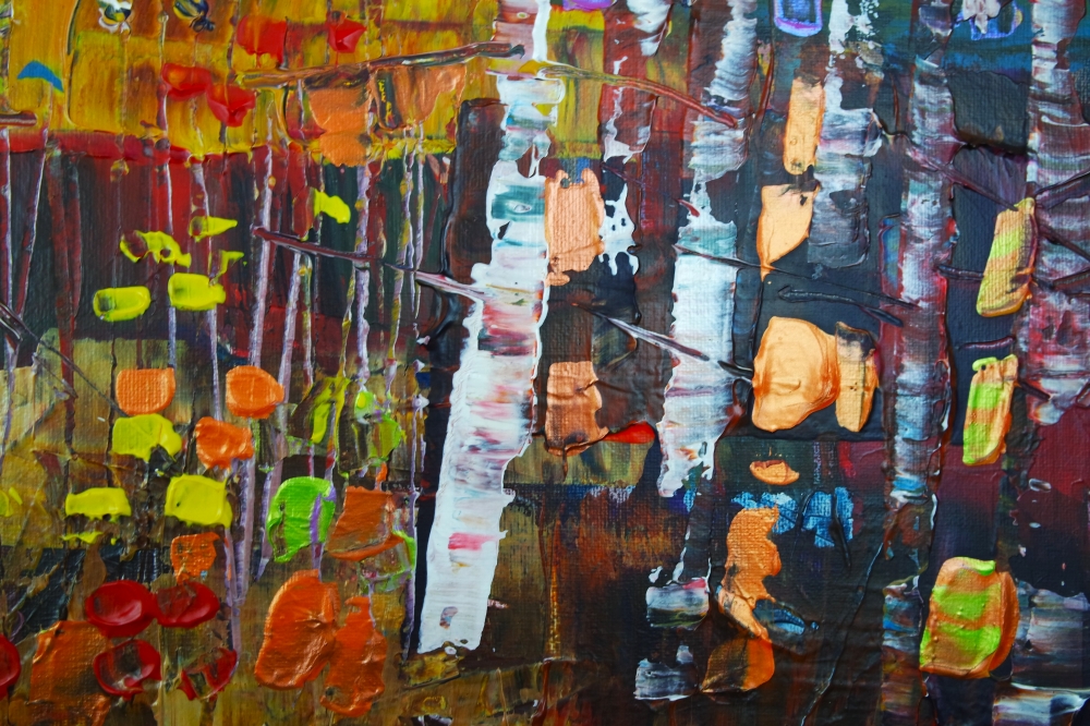 Forest by Sea Abstract Expression 015