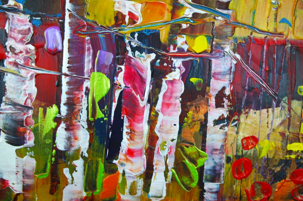 Forest by Sea Abstract Expression 015