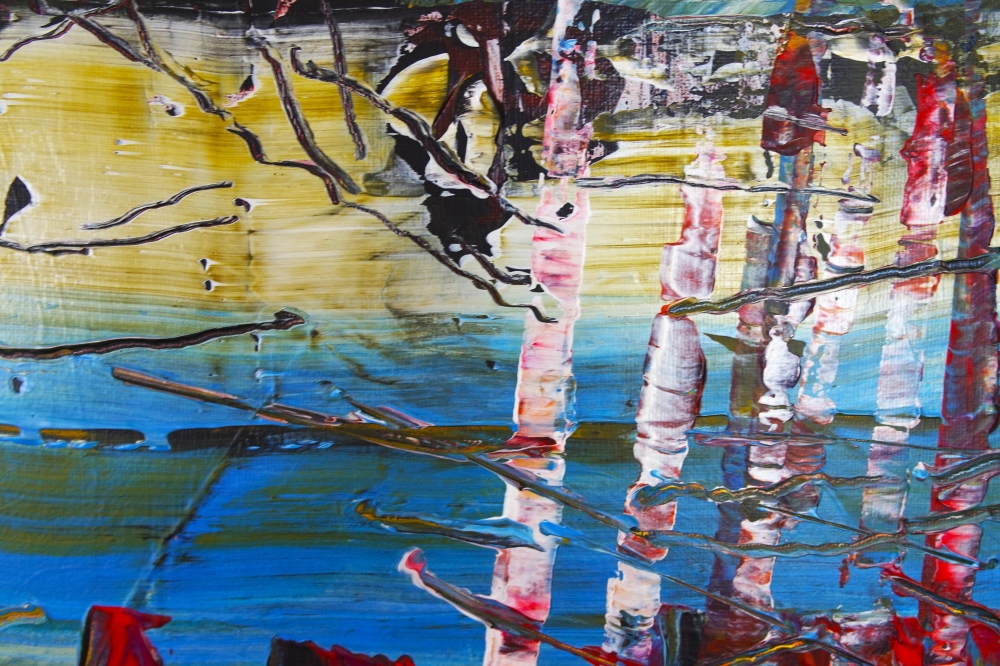 Forest by Sea Abstract Expression 015