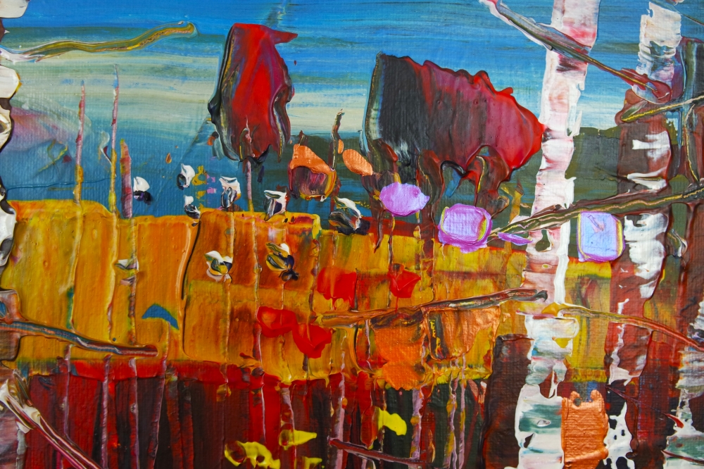Forest by Sea Abstract Expression 015