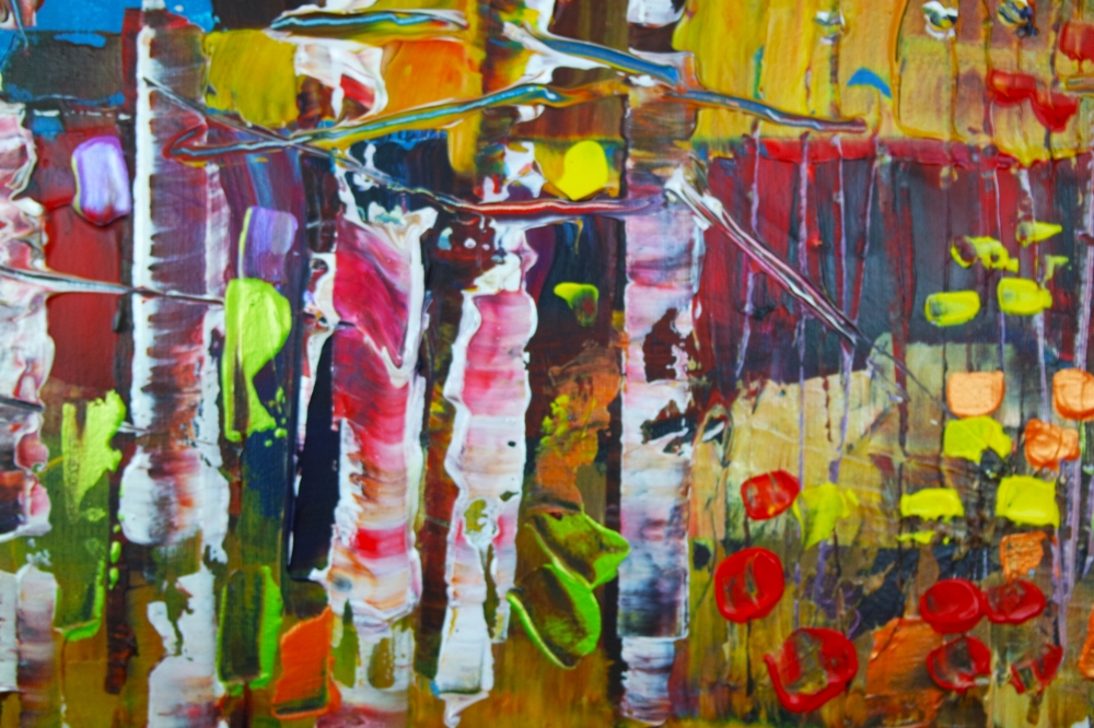 Forest by Sea Abstract Expression 015