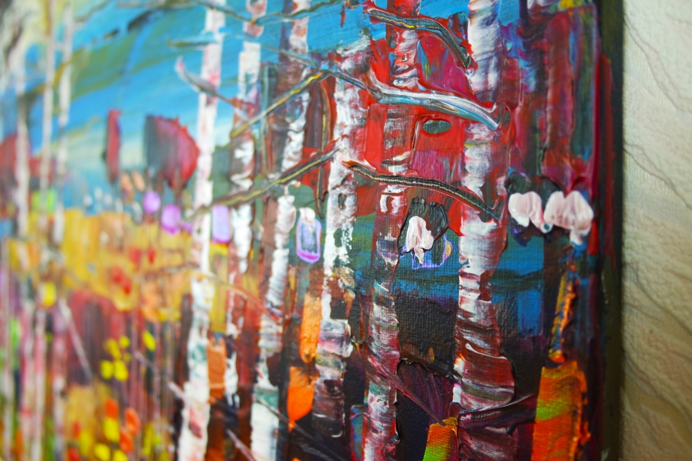 Forest by Sea Abstract Expression 015