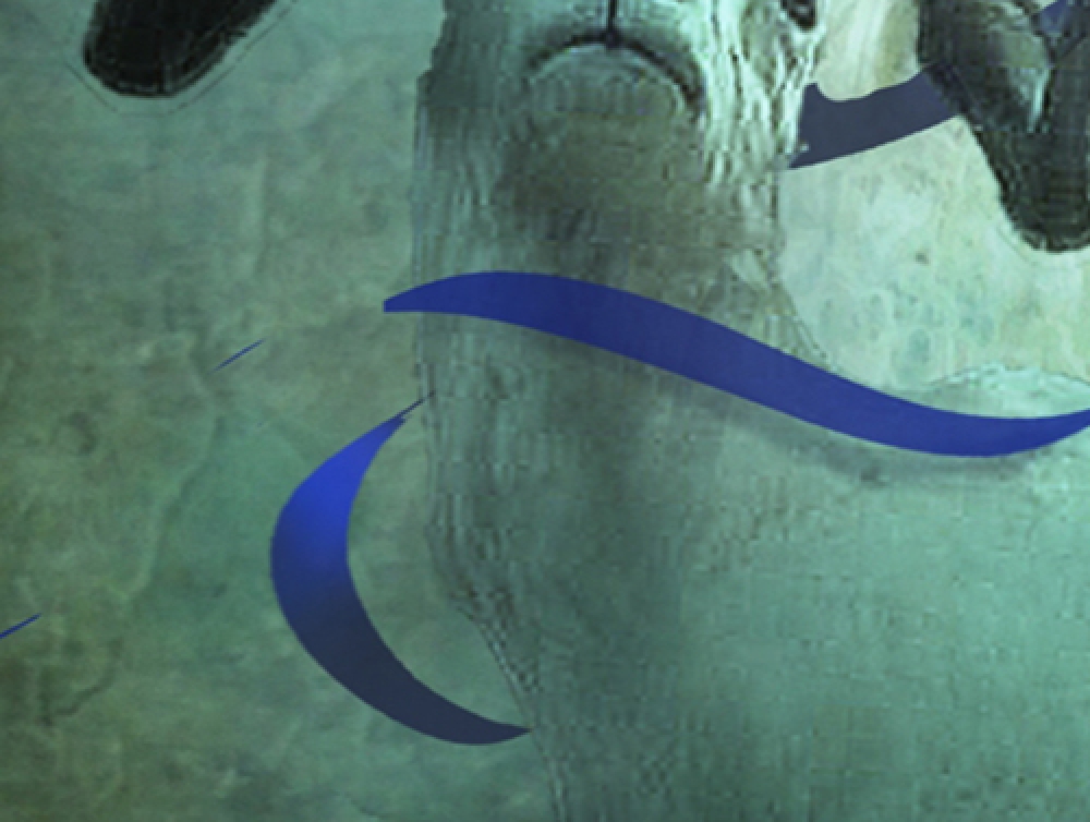 \"The Goat With Blue Ribbon\"