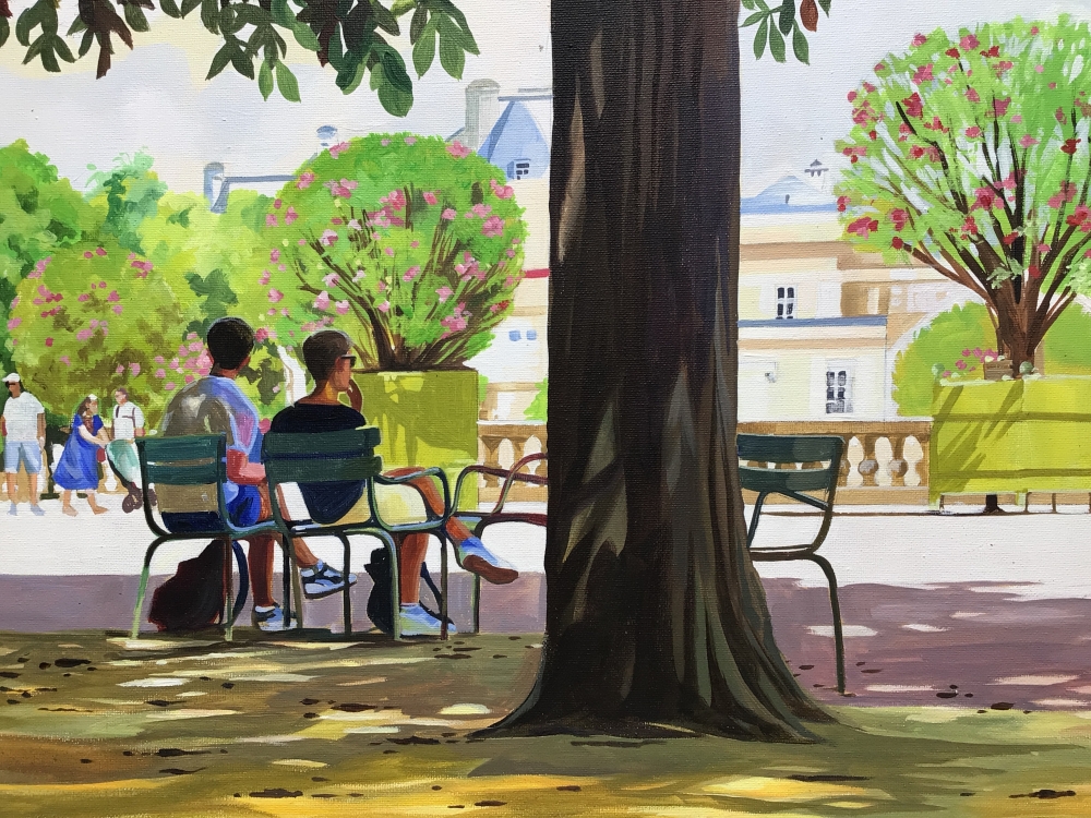 Summer Jardin Du Luxembourg Paris