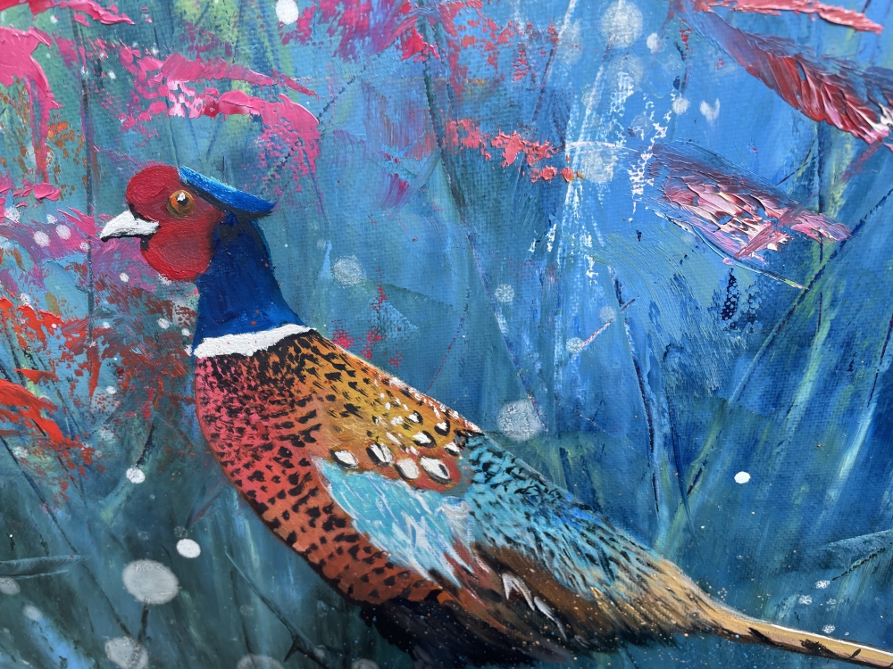 Ring-necked Pheasant at Dawn
