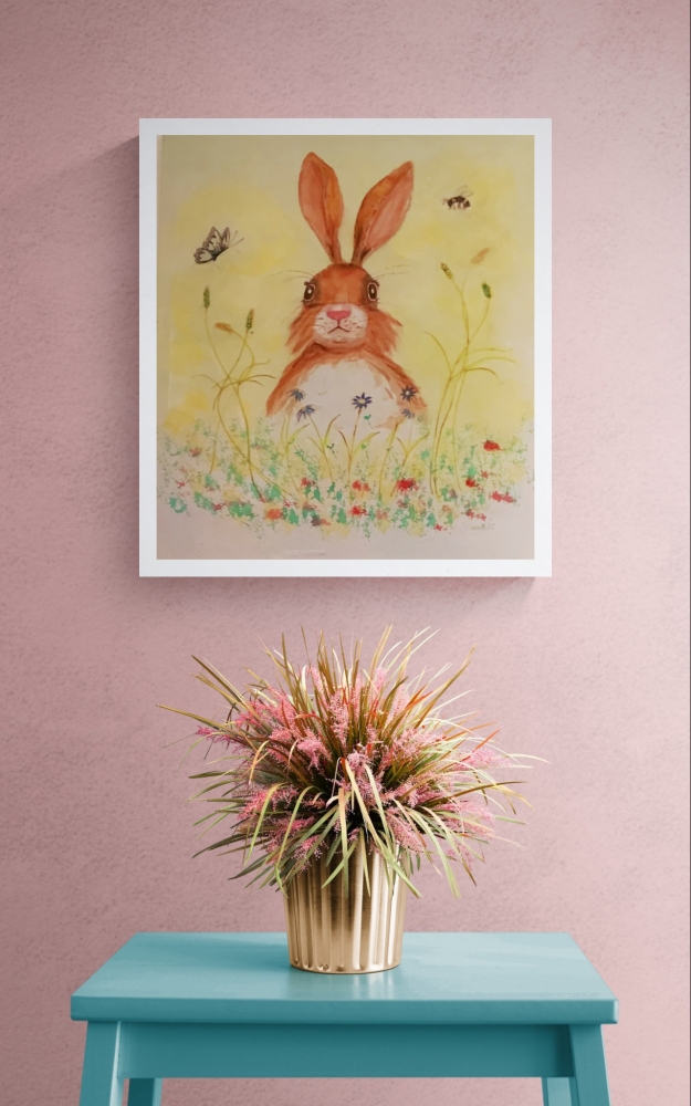 Among the flowers