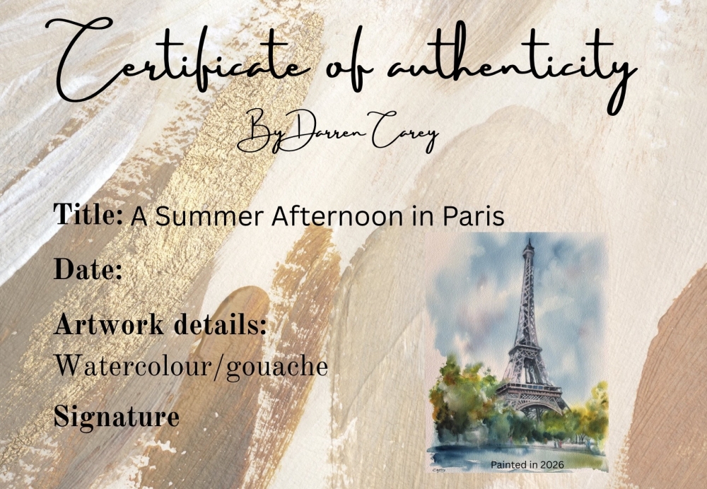 A Summer Afternoon in Paris