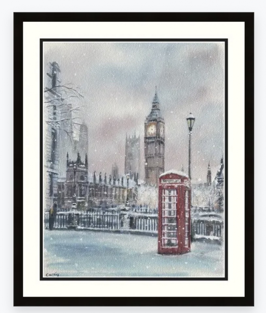 Snowfall Over Westminster