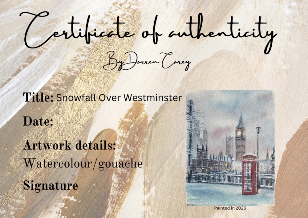 Snowfall Over Westminster