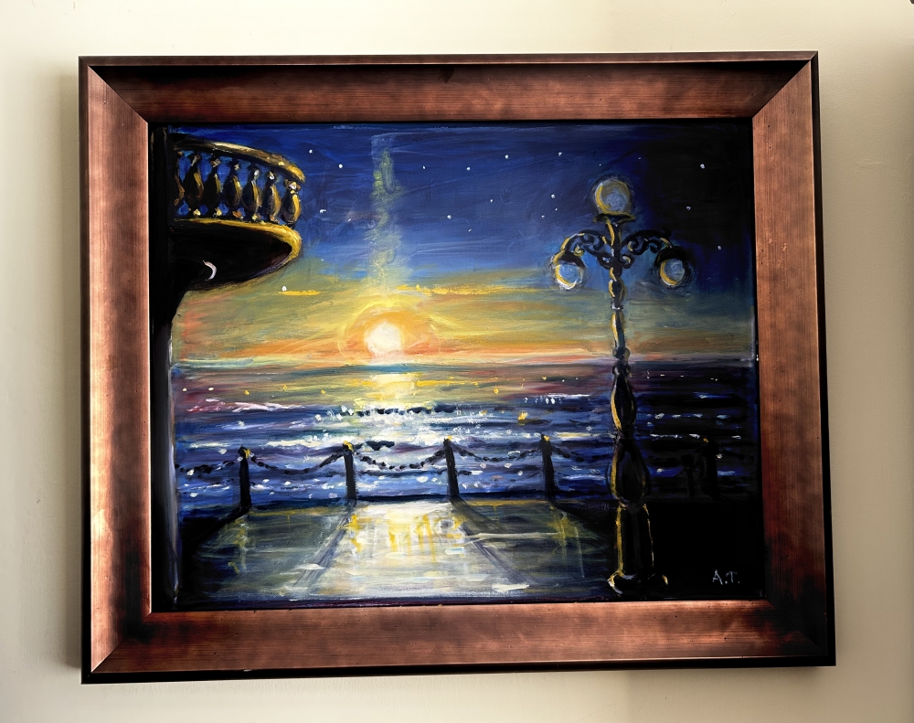 Sunset over the Sea 
