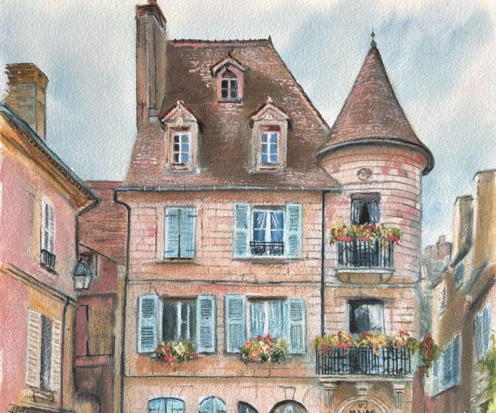 A Summer Afternoon in Beaulieu-sur-Dordogne, France