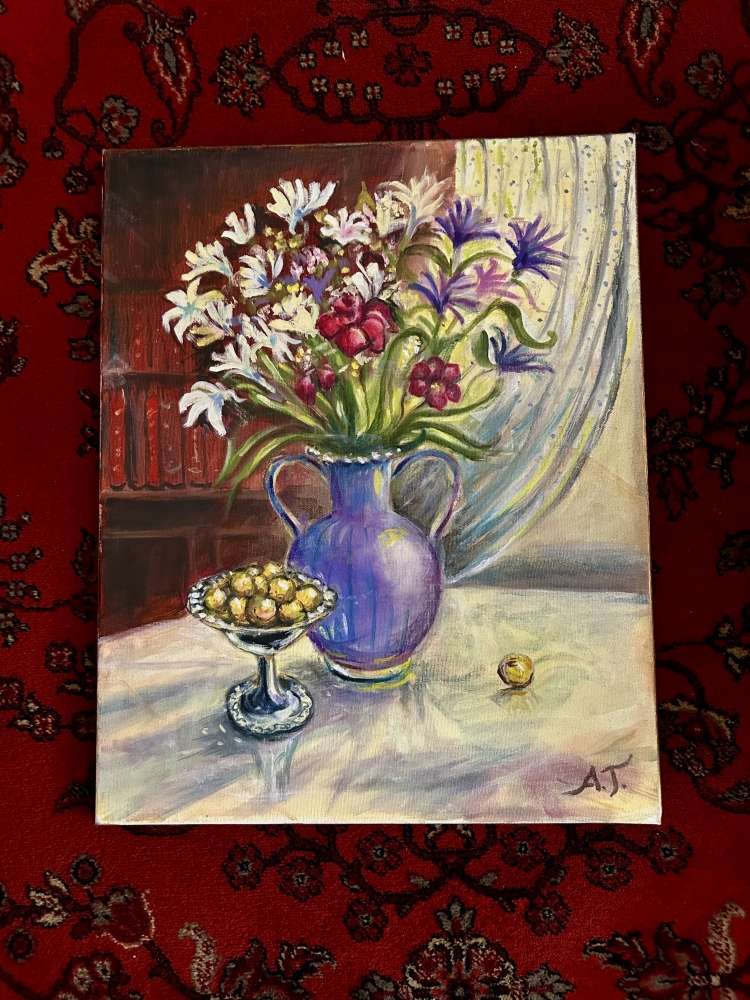 Flowers and chocolates 