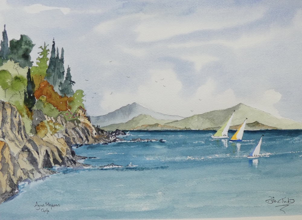 Near Agios Stephanos on Corfu Island