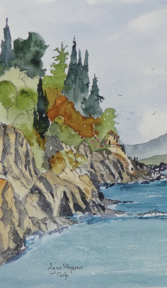 Near Agios Stephanos on Corfu Island