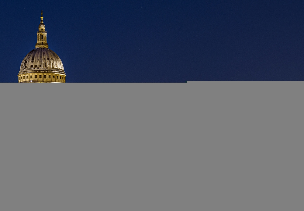 St. Pauls Cathedral with Millenium Bridge 