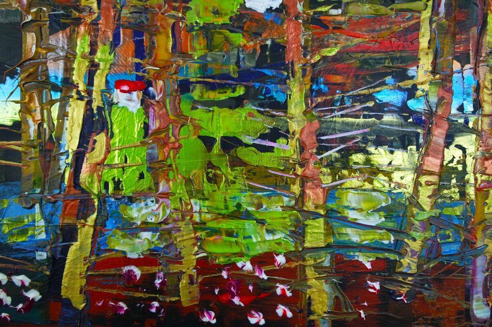 Sunset in Wooded Landscape 078