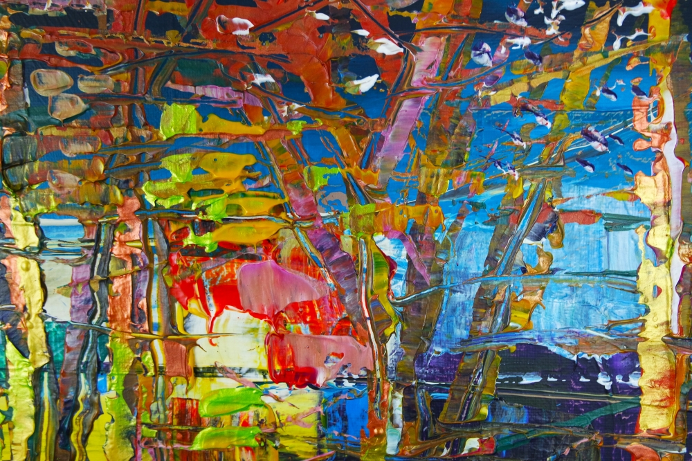 Sunset in Wooded Landscape 078