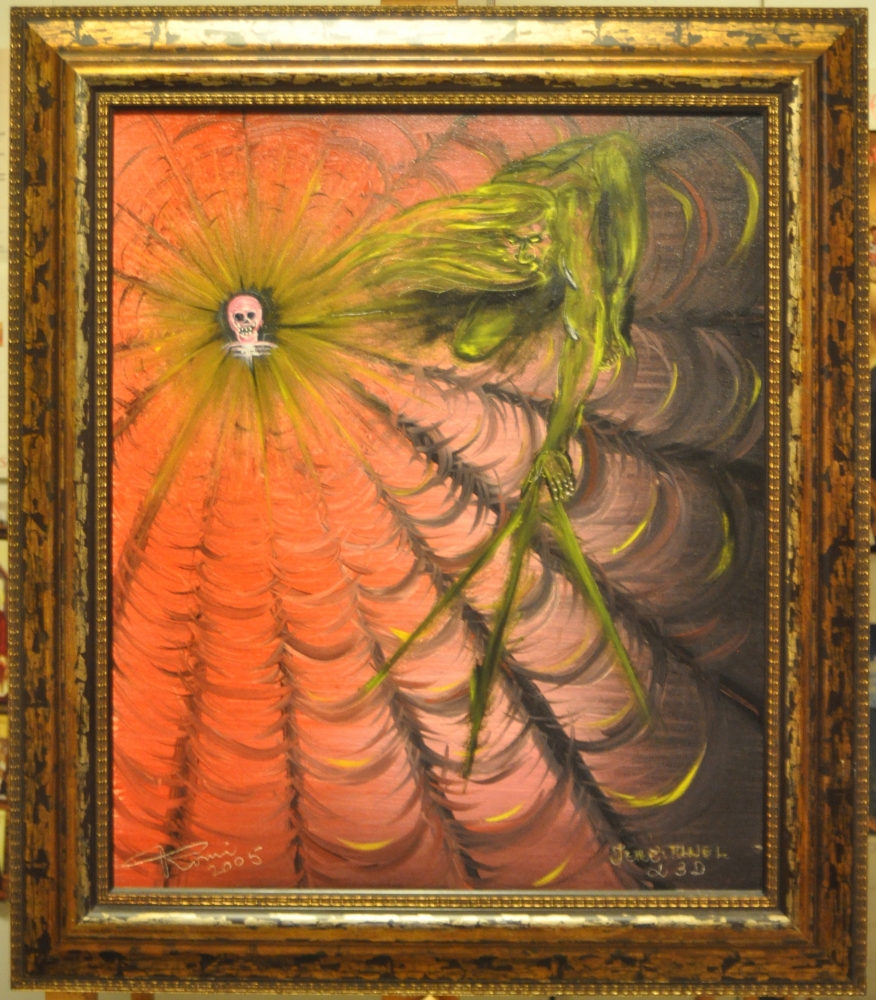 The Black Hole, oil on canvas, 20x24 inch, 50.75x61 cm, with frame, SKU 3027