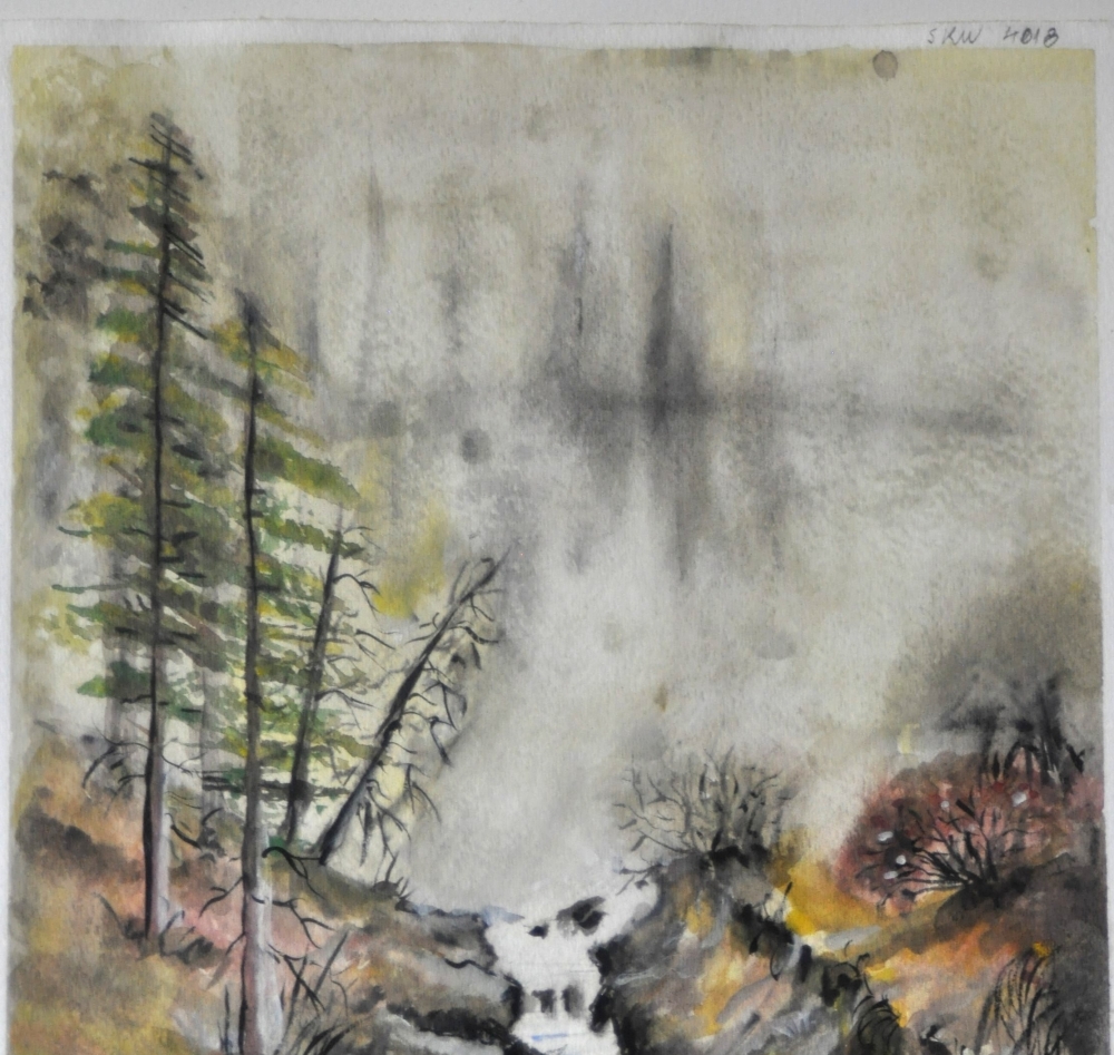  The small fall 2, 11x15 inch, water colors  SKU 4018