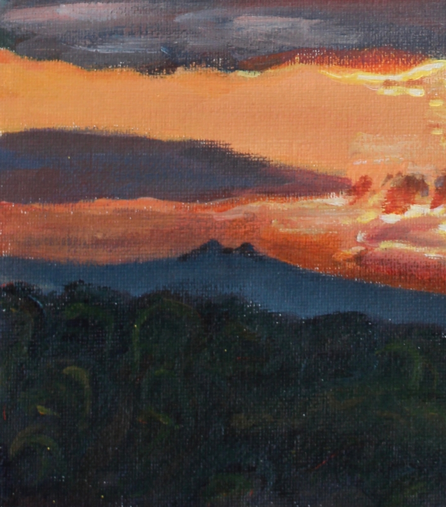 Sunset over Dartmoor