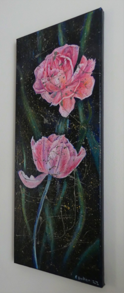 Pink Tulips After Rain