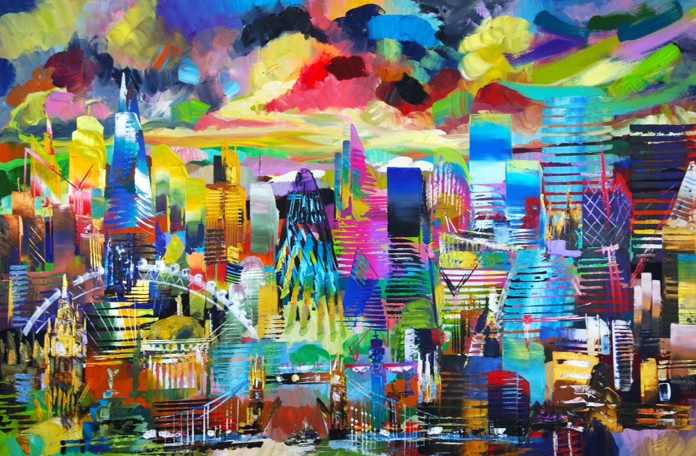 XL Mega City London Skyline 884