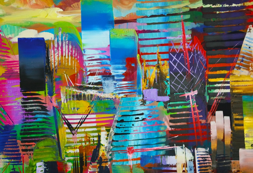 XL Mega City London Skyline 884