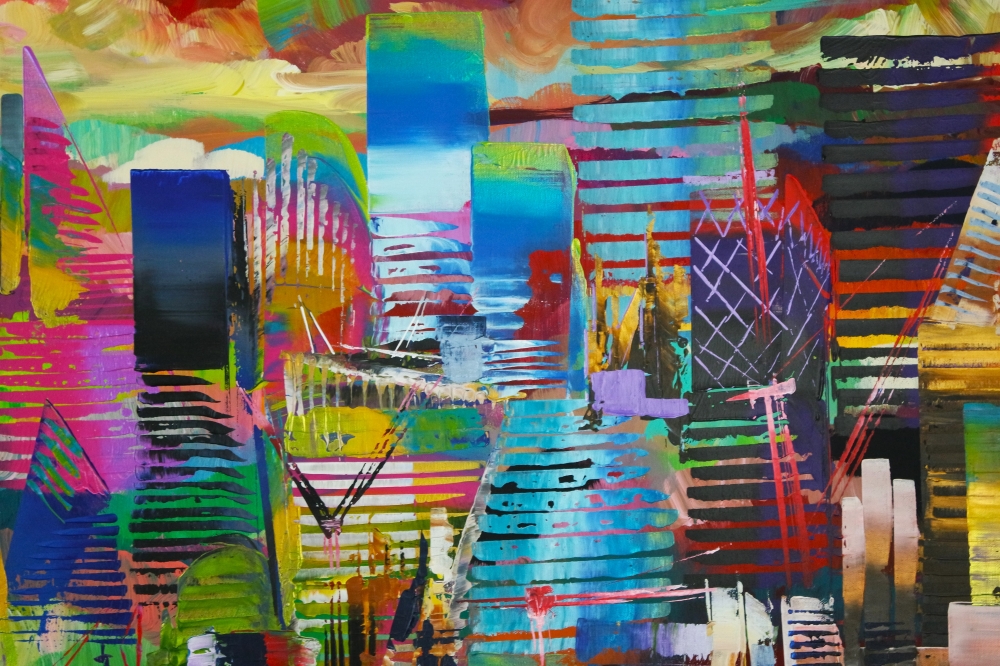 XL Mega City London Skyline 884