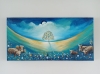 Sycamore Gap Tree Highland Cows Original acrylic Painting 
