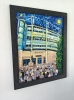 Newcastle st James park football painting starry night style 
