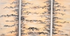 The mountain, acrylic on canvas, 3 panels 20x36 inch, 50.5x91.5 cm, SKU 1037