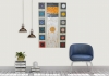 The Last Souper, Acrylic on canvas, 12 pcs 6x6 inch, 1 pcs 12x48 inch, 61X122 cm, SKU 1049,