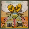 Love, love, love, Acrylic on canvas, 16x16 Inch, 40.5x40.5 cm, SKU 1076