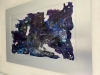 Mountains on Mars ( L original acrylic glass on steel effect)