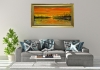 Seascape, Puerto Vallarta, Mexico, oil on canvas, with frame, 12X24 inch, 30.5x61 cm, SKU 3026 