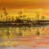Seascape, Puerto Vallarta, Mexico, oil on canvas, with frame, 12X24 inch, 30.5x61 cm, SKU 3026 