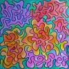 FIVE STYLISED ROSES