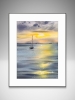 Yacht in Golden Light