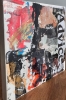  \"Advice\" – Original Abstract Grunge Painting with Collage on Wood