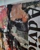  \"Advice\" – Original Abstract Grunge Painting with Collage on Wood