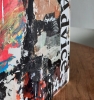  \"Advice\" – Original Abstract Grunge Painting with Collage on Wood