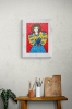 Woman with a pot of plant