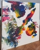 BlastOff\" – Small Original Mixed Media Wall Art on Wood Panel