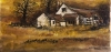 Canadian sun set landscape,  9x12 inch, 23x30.5 cm, water colors on cold press paper, SKU 4006