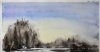 Canadian seescape1, watercolors, 11x14, inches SKU 4019,