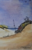Canadian seescape1, watercolors, 11x14, inches SKU 4020