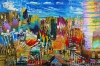 City of London Skyline Abstract 056