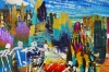 City of London Skyline Abstract 056
