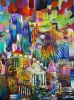 Colourful London Cityscape 930
